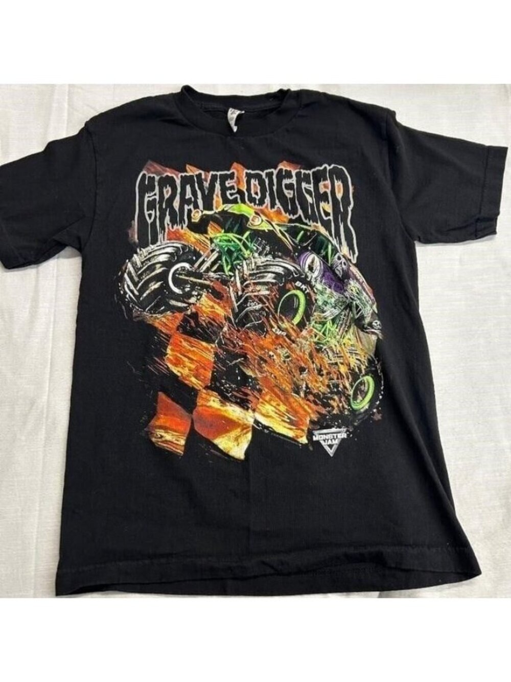 Vintage Retro Grave Digger Monster Jam Monster Truck T Shirt